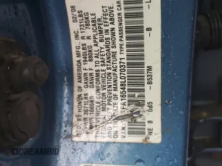 2008 Honda Civic LX with VIN 1HGFA16548L070371, listed as a Copart auction lot 50827495 with 218,270 mi miles and Salvage Title. Bid and sale history available at DreamBid. Image 14.
