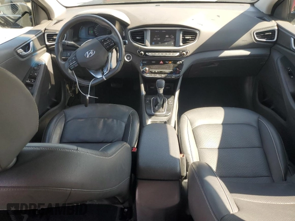 2017 Hyundai Ioniq Limited with VIN KMHC85LC9HU039811, listed as a Copart auction lot 62559315 with 160,552 mi miles and Clean title. Bid and sale history available at DreamBid. Image 8.