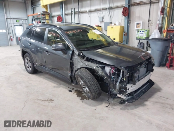 2023 Toyota RAV4 Hybrid XLE with VIN JTMRWRFV7PD206853, listed as a IAAI auction lot 41708570 with 24,157 mi miles. Bid and sale history available at carsss.com. Image 1.
