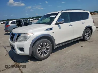 2017 Nissan Armada Platinum z VIN JN8AY2ND1H9007684, wystawiony jako Copart lot #58926085 z przebiegiem 147 223 mil mil oraz Czysty tytuł • Clean title. Historia ofert i sprzedaży dostępna na DreamBid. Obrazek 1.