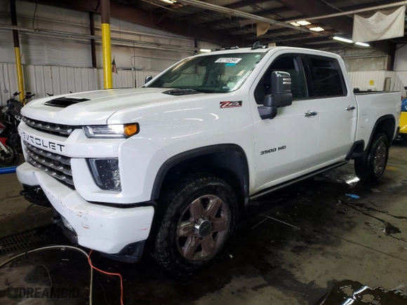 2023 Chevrolet Silverado 3500HD LTZ with VIN 1GC4YUEY6PF226549, listed as a Copart auction lot 62710294 with 32,828 mi miles and Salvage Title. Bid and sale history available at carsss.com. Image 1.
