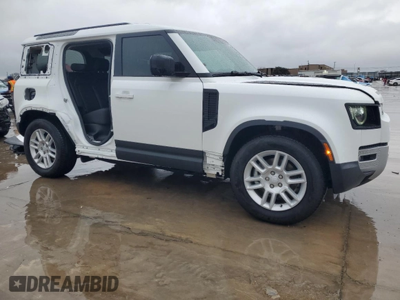 2024 Land Rover Defender S with VIN SALEJ7EX7R2290040, listed as a Copart auction lot 86346544 with 10,145 mi miles and Non repairable. Bid and sale history available at DreamBid. Image 4.