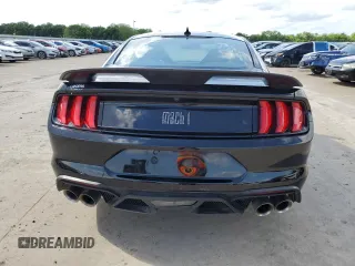 2021 Ford Mustang Mach 1 with VIN 1FA6P8R05M5552423, listed as a Copart auction lot 54317545 with 25,275 mi miles and Clean Title. Bid and sale history available at carsss.com. Image 6.
