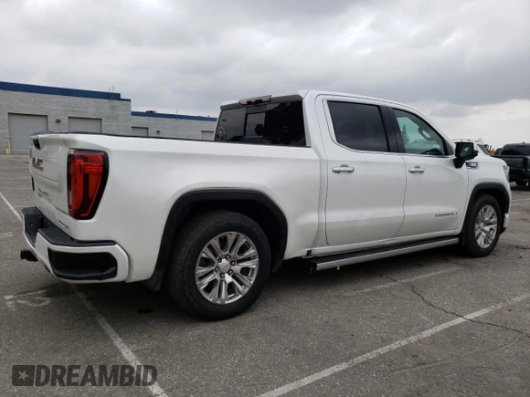 2022 GMC Sierra 1500 with VIN 3GTUUGETXNG640009, listed as a Copart auction lot 56219405 with 43,537 mi miles and Salvage Title. Bid and sale history available at DreamBid. Image 3.