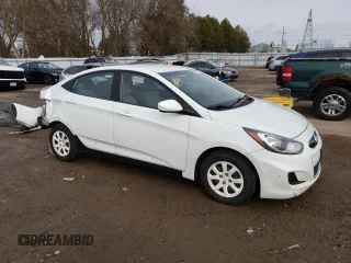 2012 Hyundai Accent GLS with VIN KMHCT4AE9CU186314, listed as a Copart auction lot 52349245 with 369,601 mi miles and Salvage Title. Bid and sale history available at carsss.com. Image 4.
