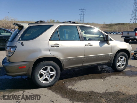 2001 Lexus RX 300 with VIN JTJHF10U910181642, listed as a Copart auction lot 52896115 with 187,019 mi miles and Salvage Title. Bid and sale history available at DreamBid. Image 3.