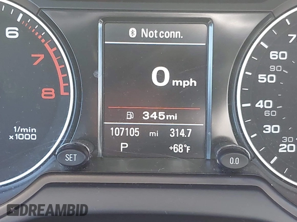 2015 Audi Q5 Premium Plus with VIN WA1LFAFP0FA007842, listed as a IAAI auction lot 42195991 with 107,105 mi miles and . Bid and sale history available at DreamBid. Image 15.