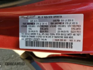 2018 Mazda CX-9 Touring with VIN JM3TCBCY1J0222671, listed as a Copart auction lot 60349454 with 87,646 mi miles and Salvage Title. Bid and sale history available at carsss.com. Image 13.