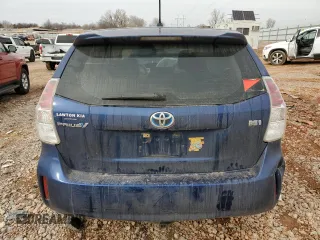2016 Toyota Prius v Two with VIN JTDZN3EU8GJ049831, listed as a Copart auction lot 45562235 with 188,992 mi miles and Salvage Title. Bid and sale history available at carsss.com. Image 6.