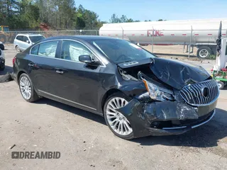 2014 Buick LaCrosse Premium II with VIN 1G4GF5G33EF163235, listed as a IAAI auction lot 41870152 with 156,066 mi miles. Bid and sale history available at carsss.com. Image 1.