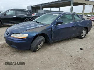 2001 Honda Accord with VIN 1HGCG32851A015992, listed as a Copart auction lot 63005695 with 190,448 mi miles and Salvage title. Bid and sale history available at DreamBid. Image 1.
