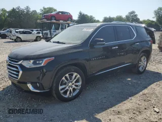 2018 Chevrolet Traverse High Country z VIN 1GNEVKKW6JJ110672, wystawiony jako Copart lot #61964945 z przebiegiem 86 983 mil mil oraz Szkoda całkowita • Salvage title. Historia ofert i sprzedaży dostępna na DreamBid. Obrazek 1.