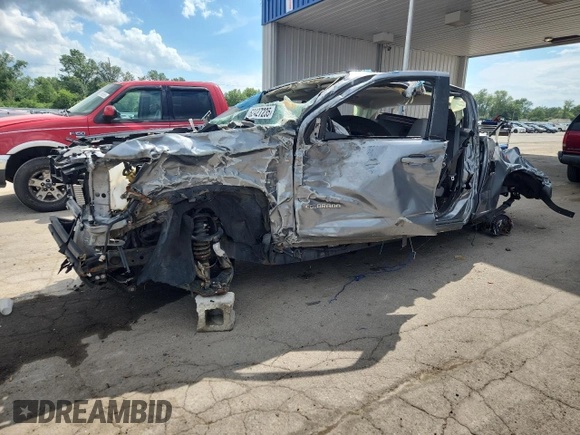 2020 Chevrolet Colorado 4WD Work Truck with VIN 1GCGTBEN8L1222970, listed as a Copart auction lot 62427235 with Not provided miles and Salvage title. Bid and sale history available at DreamBid. Image 1.