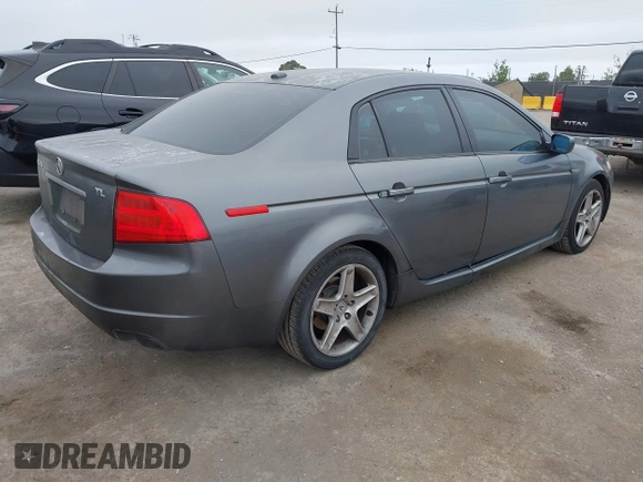 2004 Acura TL with VIN 19UUA66264A056178, listed as a IAAI auction lot 42078877 with 236,696 mi miles. Bid and sale history available at carsss.com. Image 4.