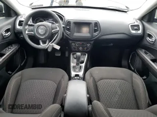 2020 Jeep Compass Sport with VIN 3C4NJDABXLT196966, listed as a Copart auction lot 61240865 with 61,148 mi miles and Salvage title. Bid and sale history available at DreamBid. Image 8.