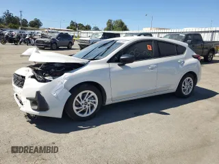 2024 Subaru Impreza с VIN JF1GUABC9R8356788, выставлен на аукционе Copart как лот 55611965 с пробегом 8 101 миль миль и Списание • Salvage title. История ставок и продаж доступна на DreamBid. Изображение 1.