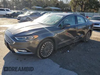 2018 Ford Fusion Energi Titanium with VIN 3FA6P0SU6JR184342, listed as a Copart auction lot 48278045 with 103,287 mi miles and Salvage Title. Bid and sale history available at carsss.com. Image 1.