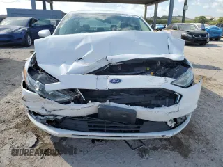 2017 Ford Fusion S with VIN 3FA6P0G71HR286791, listed as a Copart auction lot 46857305 with 0 mi miles and Salvage Title. Bid and sale history available at carsss.com. Image 5.
