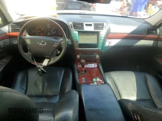 2010 Lexus LS 460 with VIN JTHBL5EF6A5098545, listed as a Copart auction lot 54427435 with 66,616 mi miles and Salvage title. Bid and sale history available at DreamBid. Image 8.