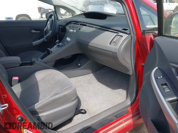 2010 Toyota Prius II with VIN JTDKN3DU0A1165714, listed as a IAAI auction lot 42111642 with 123,441 mi miles. Bid and sale history available at carsss.com. Image 5.