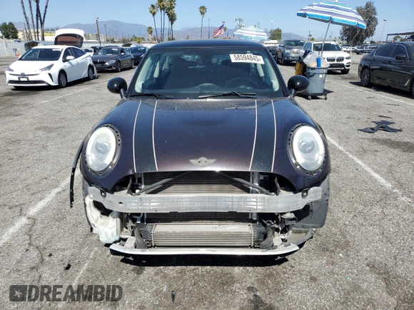 2014 MINI Hardtop with VIN WMWXM5C57ET934120, listed as a Copart auction lot 58594845 with 115,248 mi miles and Salvage title. Bid and sale history available at DreamBid. Image 5.