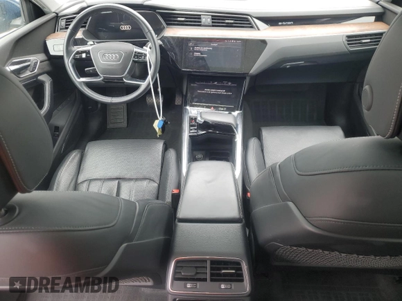 2019 Audi e-tron Prestige with VIN WA1VAAGE2KB025123, listed as a Copart auction lot 51862085 with 31,513 mi miles and Salvage Title. Bid and sale history available at DreamBid. Image 8.