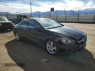 2016 Mercedes-Benz CLA with VIN WDDSJ4GB6GN392571, listed as a Copart auction lot 49383745 with 95,035 mi miles and Salvage Title. Bid and sale history available at carsss.com. Image 4.