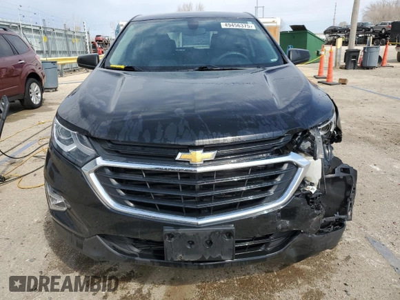 2019 Chevrolet Equinox LS with VIN 3GNAXHEV2KL296025, listed as a Copart auction lot 49456375 with 95,767 mi miles and Salvage Title. Bid and sale history available at carsss.com. Image 5.
