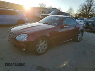 2003 Mercedes-Benz SLK-Class 2.3L with VIN WDBKK49F83F283880, listed as a Copart auction lot 83435144 with 31,925 mi miles and Salvage Title. Bid and sale history available at carsss.com. Image 1.