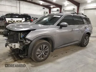 2022 Nissan Pathfinder SV with VIN 5N1DR3BC6NC252711, listed as a Copart auction lot 52591035 with 48,068 mi miles and Clean title. Bid and sale history available at DreamBid. Image 1.