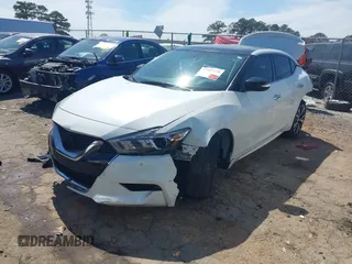 2016 Nissan Maxima 3.5 SV with VIN 1N4AA6AP8GC448226, listed as a IAAI auction lot 41887779 with 110,001 mi miles. Bid and sale history available at carsss.com. Image 2.