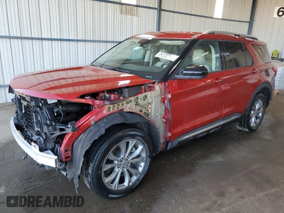 2023 Ford Explorer Limited with VIN 1FMSK8FH6PGB41411, listed as a Copart auction lot 53664475 with 40,062 mi miles and Salvage title. Bid and sale history available at DreamBid. Image 1.