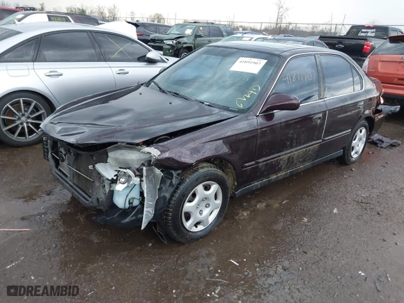 2000 Honda Civic EX with VIN 1HGEJ8644YL037589, listed as a IAAI auction lot 41891907 with 127,086 mi miles. Bid and sale history available at carsss.com. Image 18.