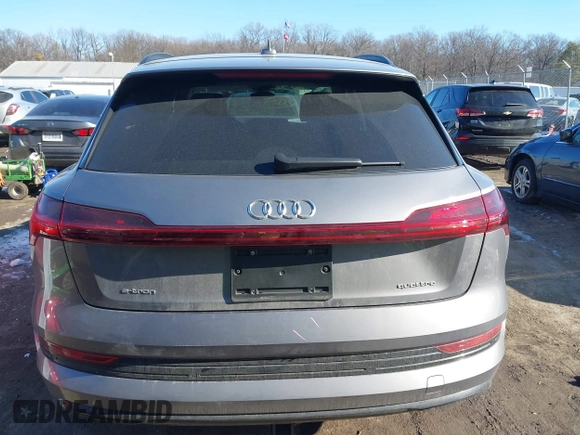2021 Audi e-tron Premium Plus with VIN WA1LAAGE3MB005876, listed as a IAAI auction lot 41301875 with 37,017 mi miles and . Bid and sale history available at DreamBid. Image 16.