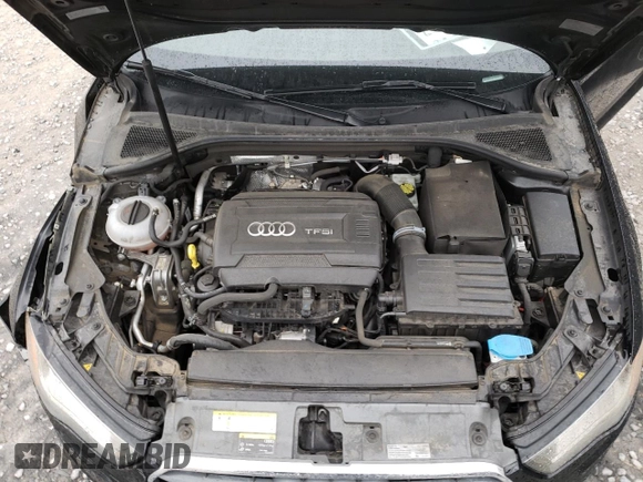 2016 Audi A3 2.0T Premium with VIN WAU78LFF1G1054364, listed as a Copart auction lot 39509152 with 58,659 mi miles. Bid and sale history available at carsss.com. Image 7.