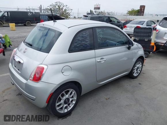 2013 FIAT 500 Pop with VIN 3C3CFFAR6DT633188, listed as a IAAI auction lot 42726262 with 123,811 mi miles and . Bid and sale history available at DreamBid. Image 4.