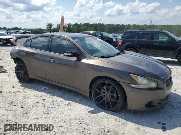 2013 Nissan Maxima S with VIN 1N4AA5AP4DC825883, listed as a Copart auction lot 53831534 with 187,728 mi miles and Salvage Title. Bid and sale history available at DreamBid. Image 4.