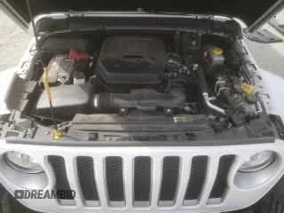 2018 Jeep Wrangler Unlimited Sahara with VIN 1C4HJXEN4JW200830, listed as a Copart auction lot 46298625 with 46,783 mi miles and Salvage title. Bid and sale history available at DreamBid. Image 12.