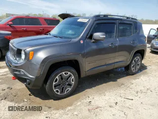 2017 Jeep Renegade Trailhawk z VIN ZACCJBCB9HPG54617, wystawiony jako Copart lot #53580855 z przebiegiem 108 255 mil mil oraz Nie do naprawy • Non repairable. Historia ofert i sprzedaży dostępna na DreamBid. Obrazek 1.