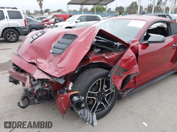 2020 Ford Mustang EcoBoost with VIN 1FA6P8TH4L5189982, listed as a IAAI auction lot 42065871 with 67,942 mi miles. Bid and sale history available at carsss.com. Image 6.