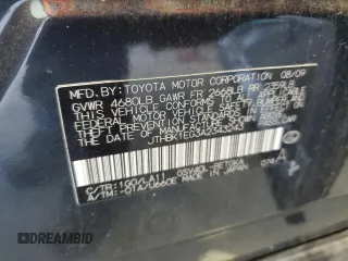 2010 Lexus ES 330 with VIN JTHBK1EG3A2343243, listed as a Copart auction lot 45902145 with 191,102 mi miles and Salvage Title. Bid and sale history available at DreamBid. Image 13.