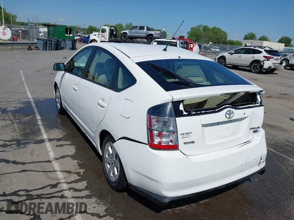 2005 Toyota Prius with VIN JTDKB20U853012517, listed as a IAAI auction lot 41996687 with 99,586 mi miles. Bid and sale history available at carsss.com. Image 3.