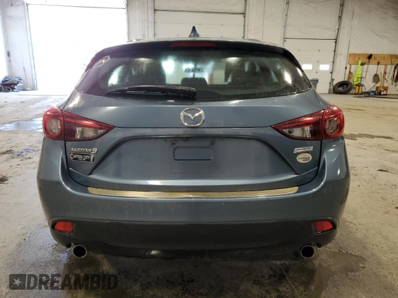 2015 Mazda 3 i Grand Touring with VIN 3MZBM1M72FM201251, listed as a Copart auction lot 51919635 with 79,826 mi miles and Salvage Title. Bid and sale history available at DreamBid. Image 6.