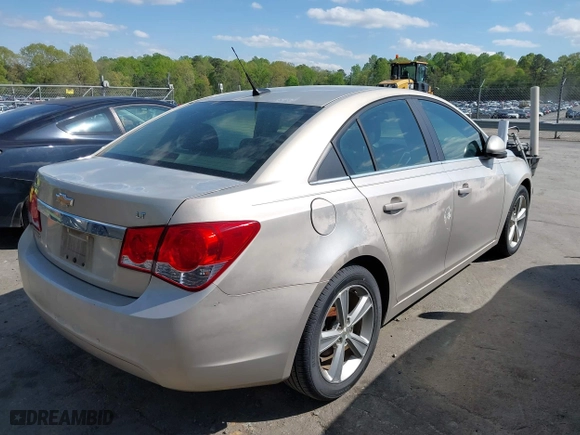 2012 Chevrolet Cruze LT w/2LT with VIN 1G1PG5SC0C7105334, listed as a IAAI auction lot 41983747 with 129,383 mi miles. Bid and sale history available at carsss.com. Image 4.