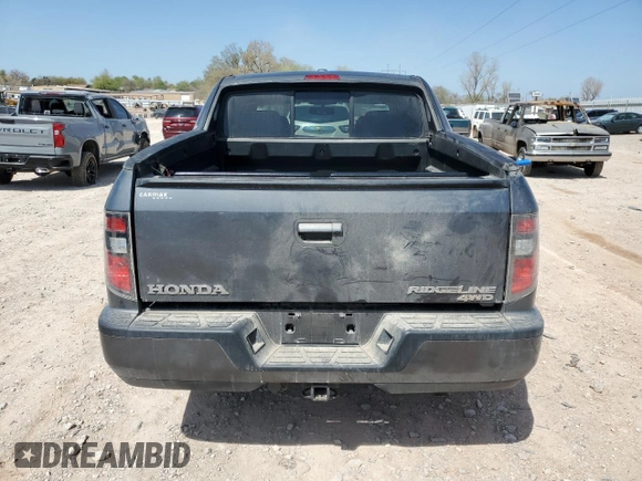 2013 Honda Ridgeline RTL with VIN 5FPYK1F51DB012680, listed as a Copart auction lot 50987085 with 63,372 mi miles and Salvage Title. Bid and sale history available at carsss.com. Image 6.