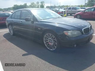 2008 BMW 7 Series 750i with VIN WBAHL83518DT11907, listed as a IAAI auction lot 42553319 with 185,925 mi miles and . Bid and sale history available at DreamBid. Image 1.