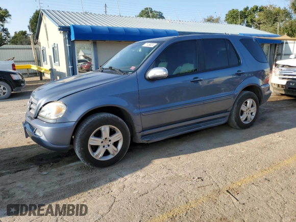 2005 Mercedes-Benz M-Class 3.7L with VIN 4JGAB57E95A536519, listed as a Copart auction lot 71129024 with 123,365 mi miles and Salvage Title. Bid and sale history available at carsss.com. Image 1.