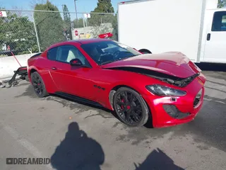2013 Maserati GranTurismo Sport with VIN ZAM45VLA2D0072050, listed as a IAAI auction lot 41710557 with 62,864 mi miles. Bid and sale history available at carsss.com. Image 1.
