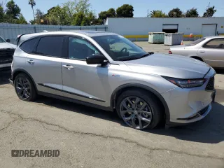 2022 Acura MDX w/A-Spec Package with VIN 5J8YE1H05NL024669, listed as a Copart auction lot 54139455 with 54,126 mi miles and Salvage Title. Bid and sale history available at carsss.com. Image 4.