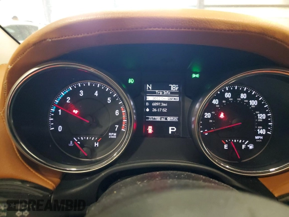 2012 Jeep Grand Cherokee Overland with VIN 1C4RJECT5CC277561, listed as a Copart auction lot 46573825 with 157,788 mi miles and Salvage Title. Bid and sale history available at carsss.com. Image 9.